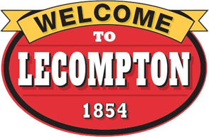 A red and yellow sign with white text
Description automatically generated